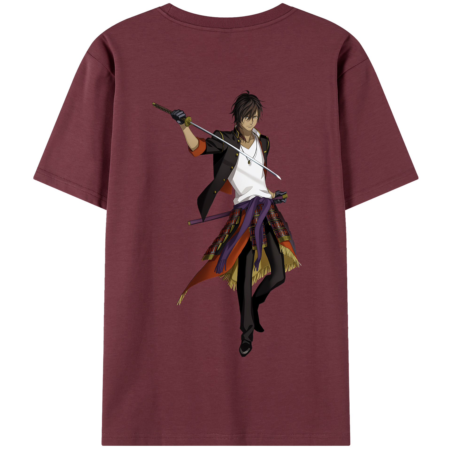 （画像用） 刀剣乱舞 Touken Ranbu 綿100％半袖Tシャツ（背面プリント）